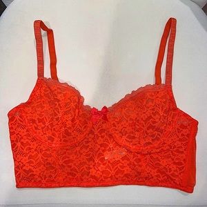 Aerie 34B Bralette - Pink Coral
